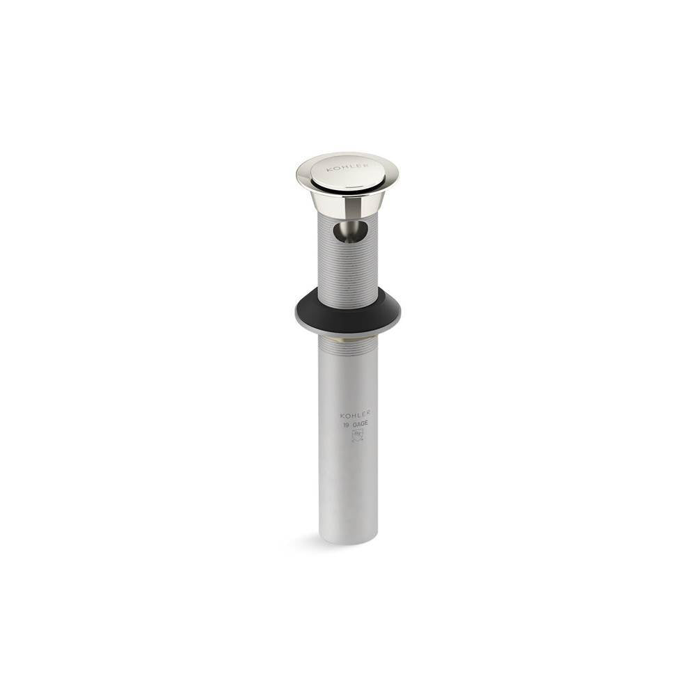 Kohler - Clicker drain with overflow - Vibrant Polished Nickel