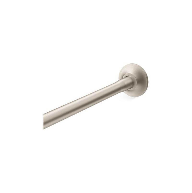 Kohler - Expanse Curved shower rod - transitional design - Vibrant Brushed Nickel