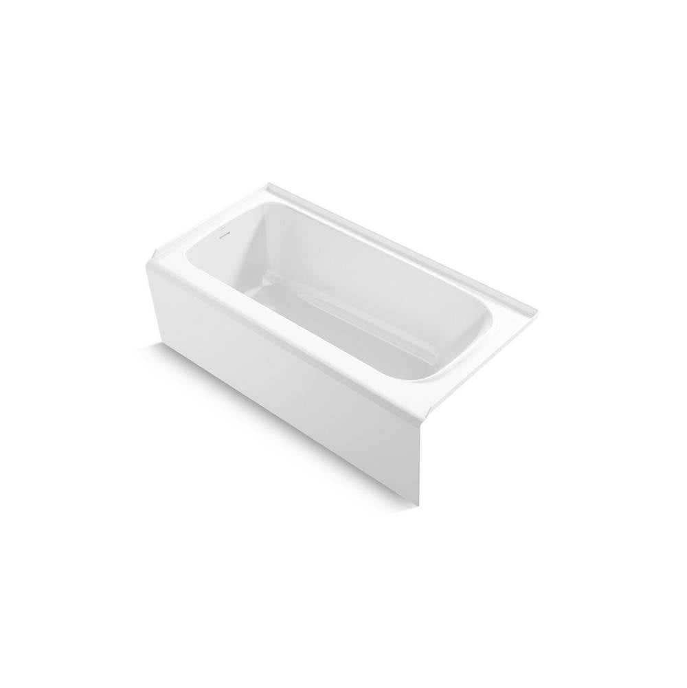 Kohler - AvecE 60'' x 30'' alcove bath, left drain - White