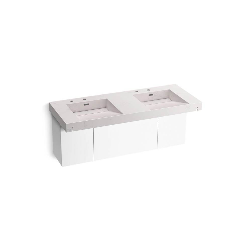 Kohler - ConstellationE 60'' wall-mount basin lavatory system - ET Statuario
