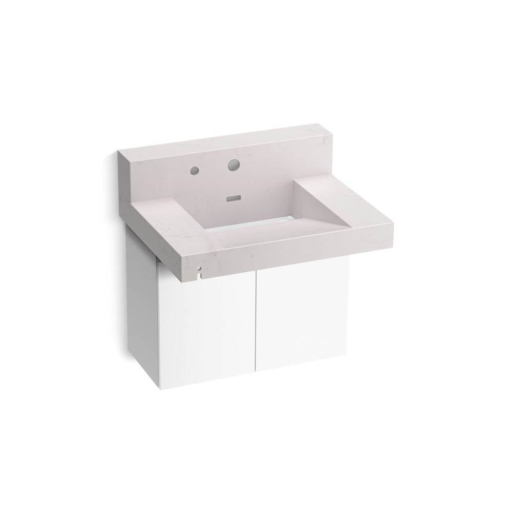 Kohler - ConstellationE 30'' wall-mount lavatory system with backsplash - ET Statuario