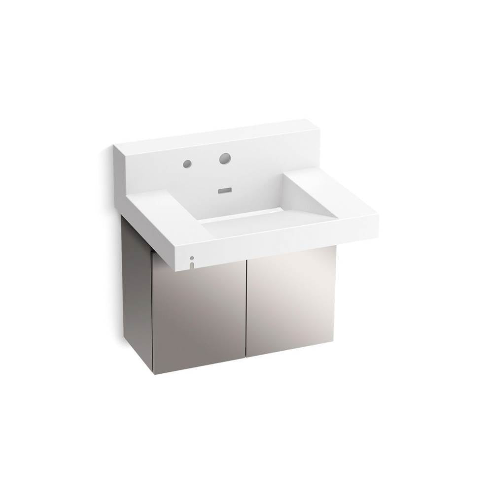 Kohler - ConstellationE 30'' wall-mount lavatory system with backsplash - Glacier White