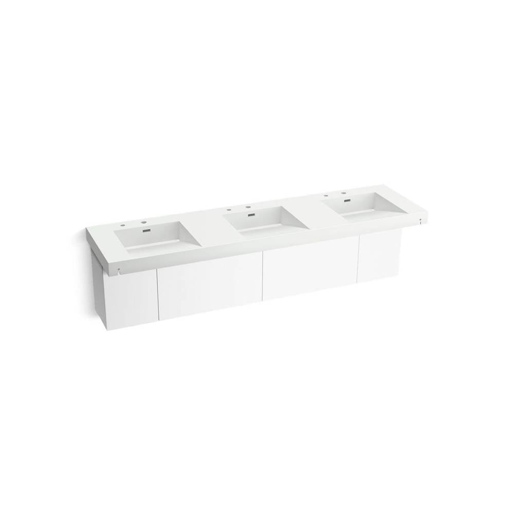Kohler - ConstellationE 90'' wall-mount basin lavatory system - Miami White
