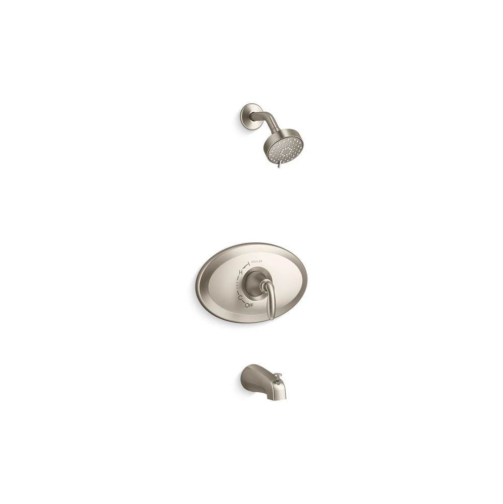 Kohler - Remodel Rite-Temp bath and shower trim kit, 2.5 gpm - Vibrant Brushed Nickel