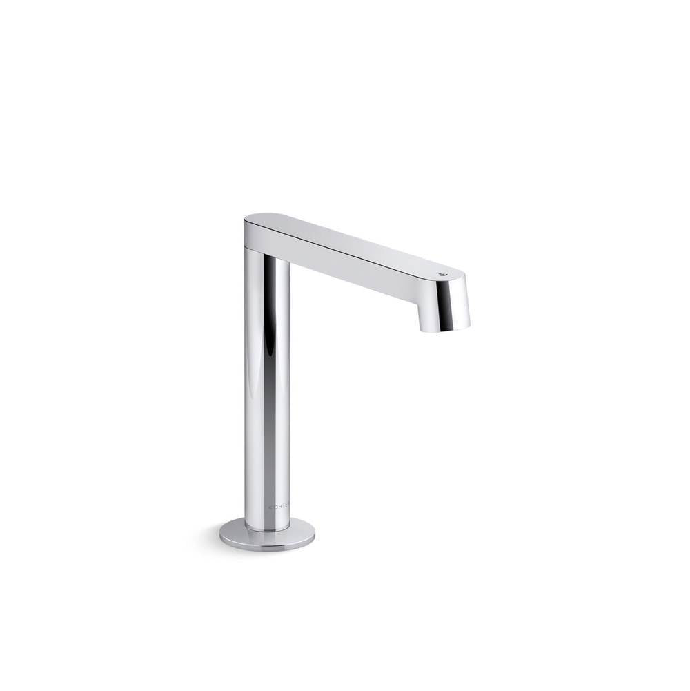 Kohler - Components Touchless single-hole lavatory faucet with Kinesis sensor technology, AC-powered, 0.5 gpm - Polished Chrome