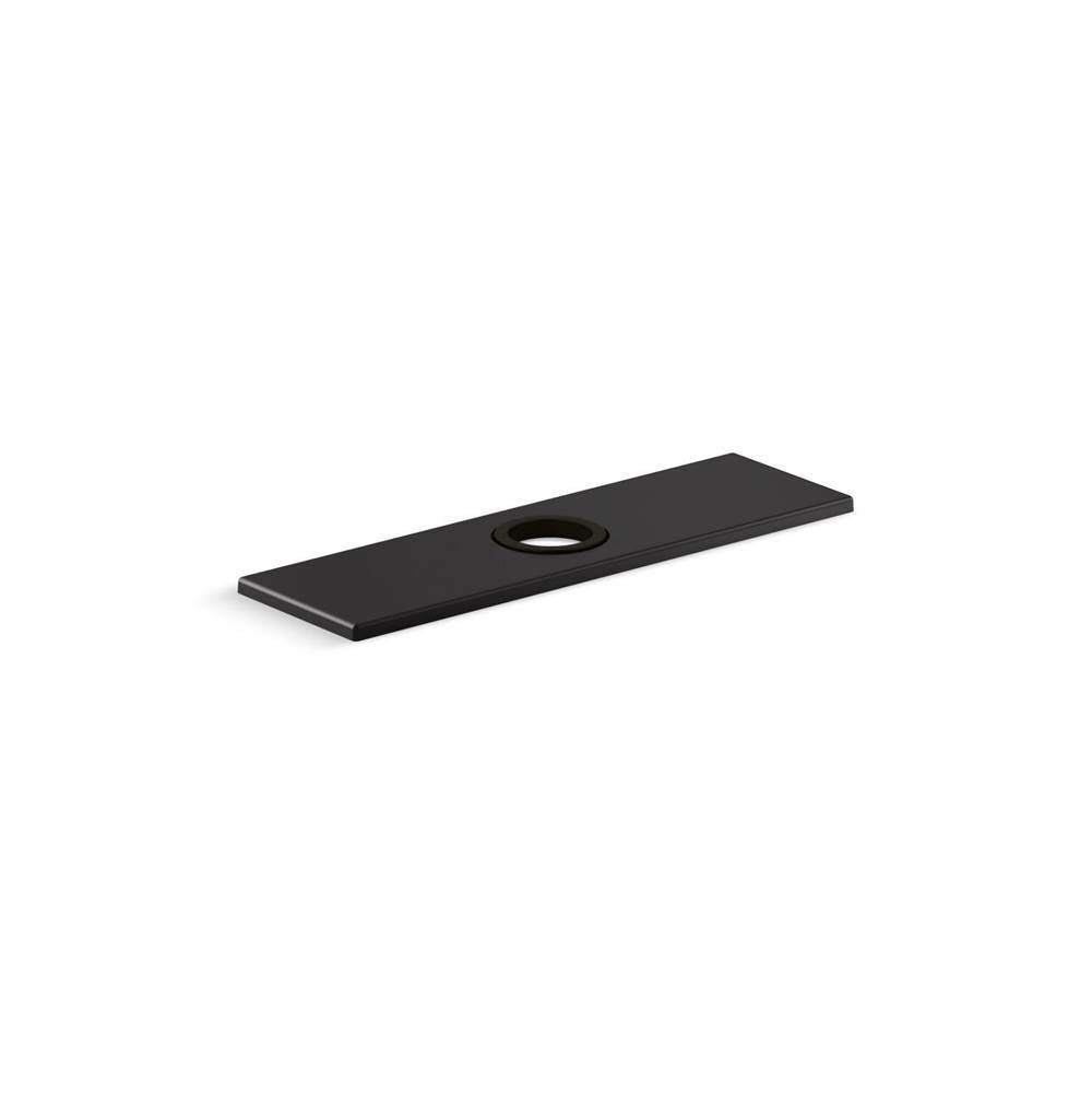 Kohler - 8'' escutcheon plate for InsightE and Kinesis faucet - Matte Black