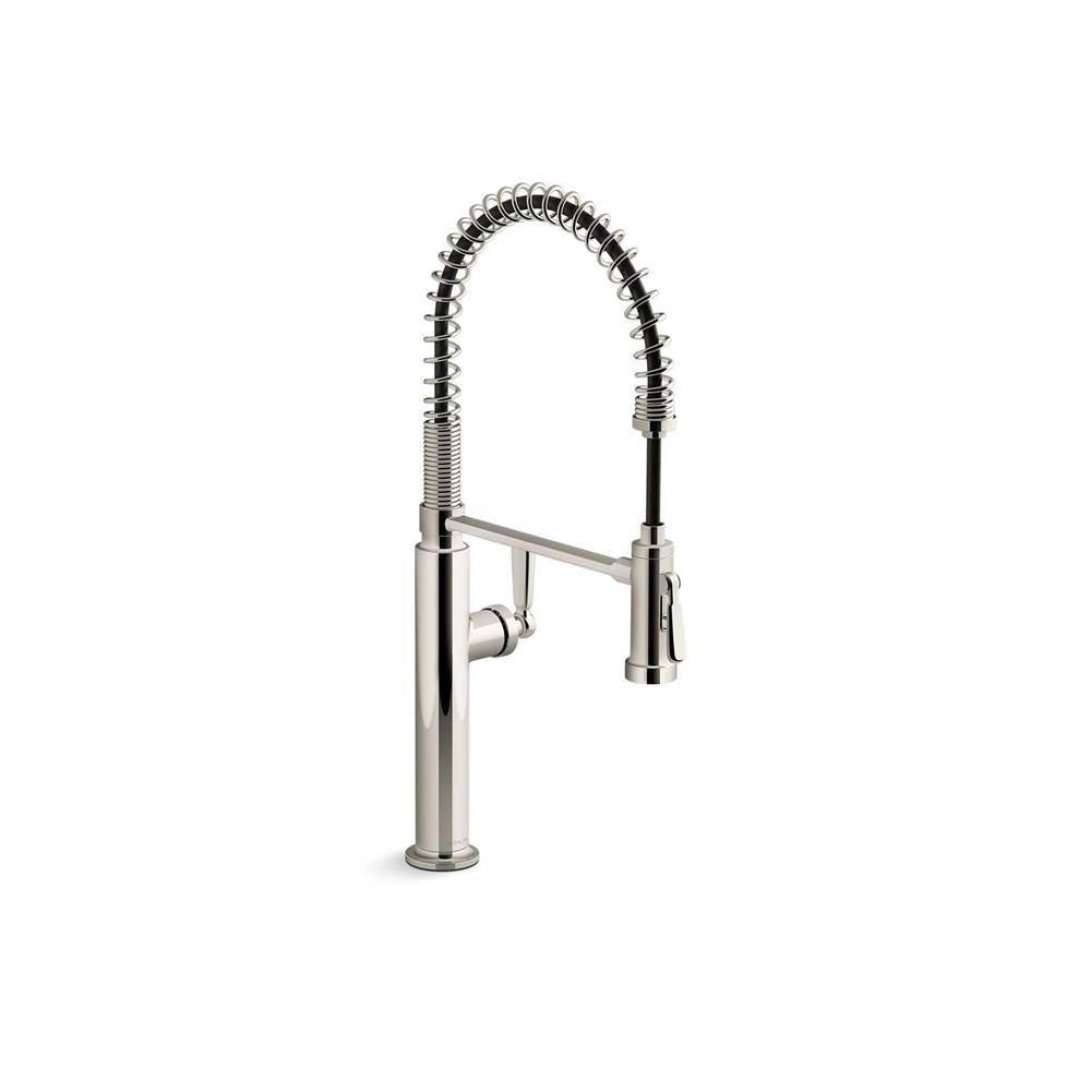 Kohler - EdalynE by Studio McGee Semi-professional kitchen sink faucet with two-function sprayhead - Vibrant Polished Nickel