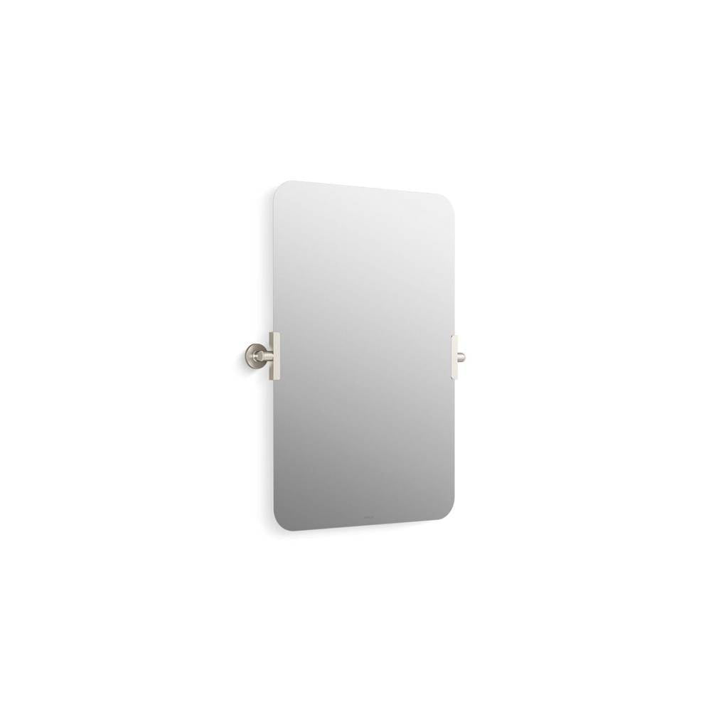 Kohler - CastiaE by Studio McGee 20'' x 30'' rectangular mirror - Vibrant Brushed Nickel