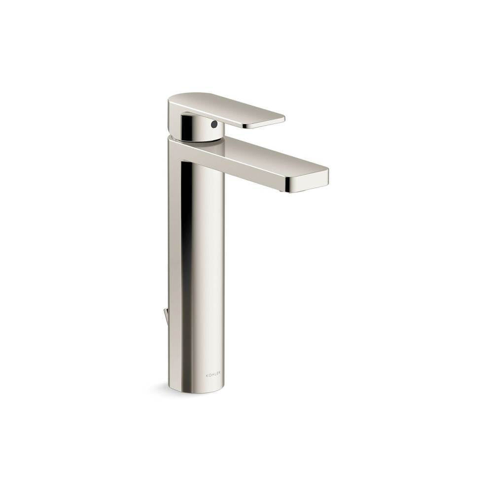 Kohler - Parallel Tall single-handle bathroom sink faucet, 1.0 gpm - Vibrant Polished Nickel