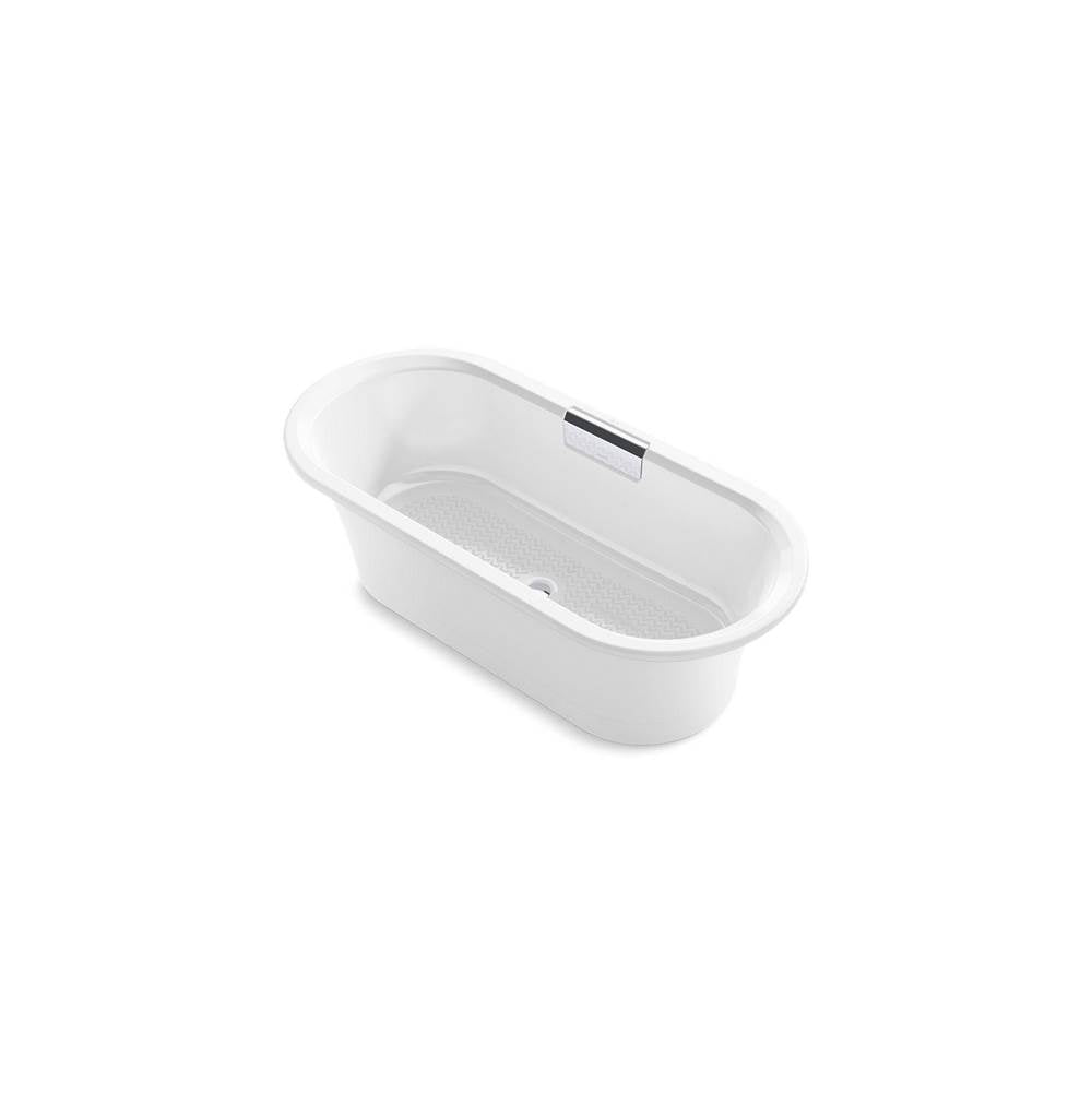 Kohler - VoluteE 63'' x 28-3/8'' freestanding bath with base - White