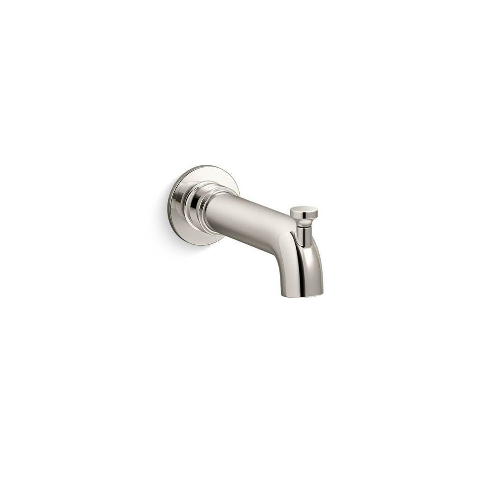 Kohler - CastiaE by Studio McGee Wall-mount bath spout with diverter - Vibrant Polished Nickel