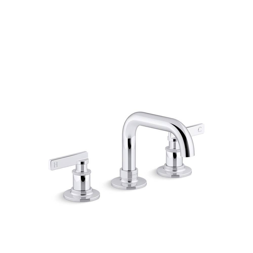 Kohler - CastiaE by Studio McGee Widespread bathroom sink faucet, 0.5 gpm - Polished Chrome