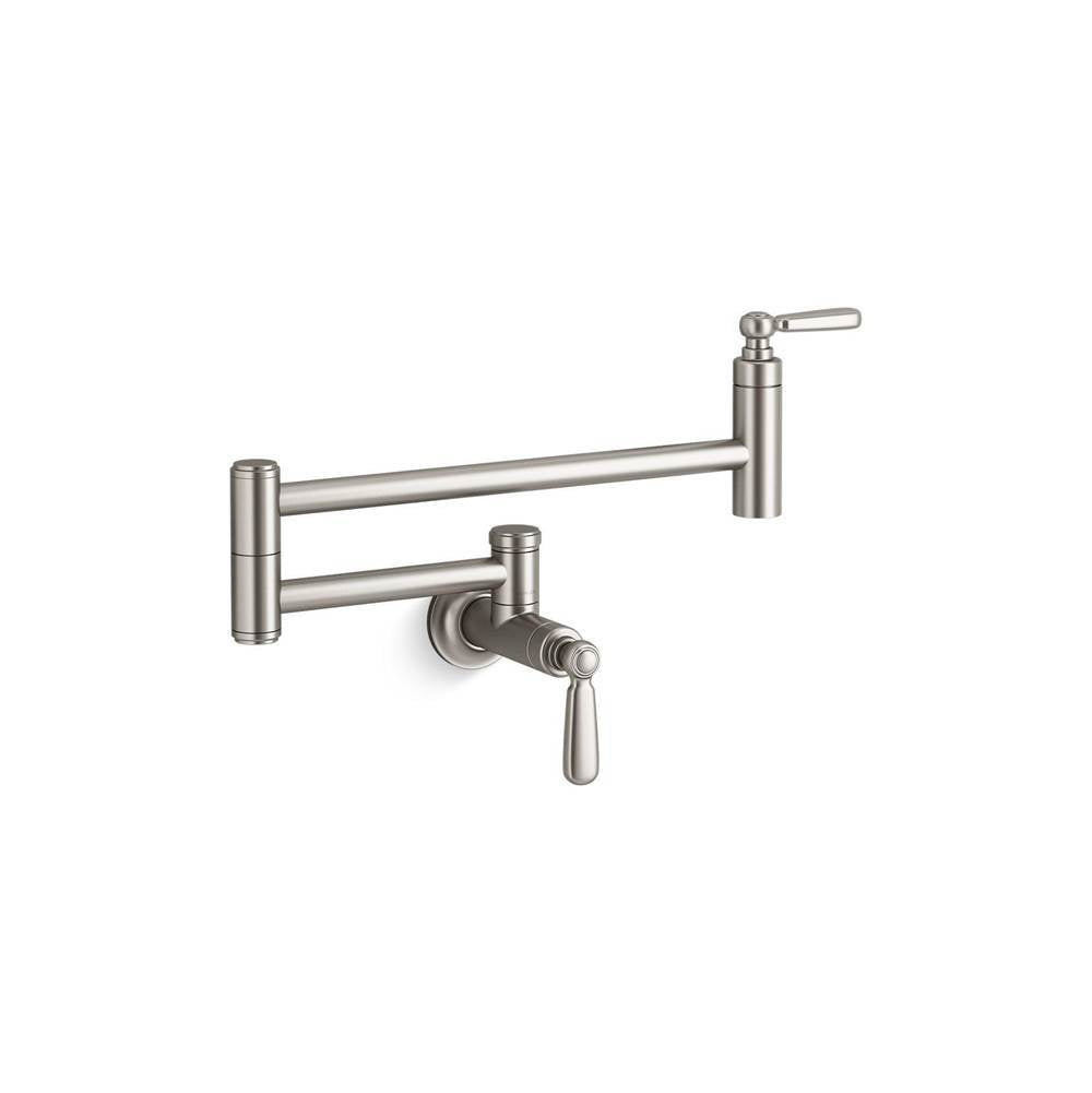 Kohler - EdalynE by Studio McGee Wall-mount pot filler - Vibrant Stainless
