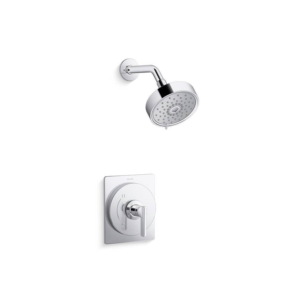 Kohler - CastiaE by Studio McGee Rite-Temp shower trim kit, 2.5 gpm - Polished Chrome