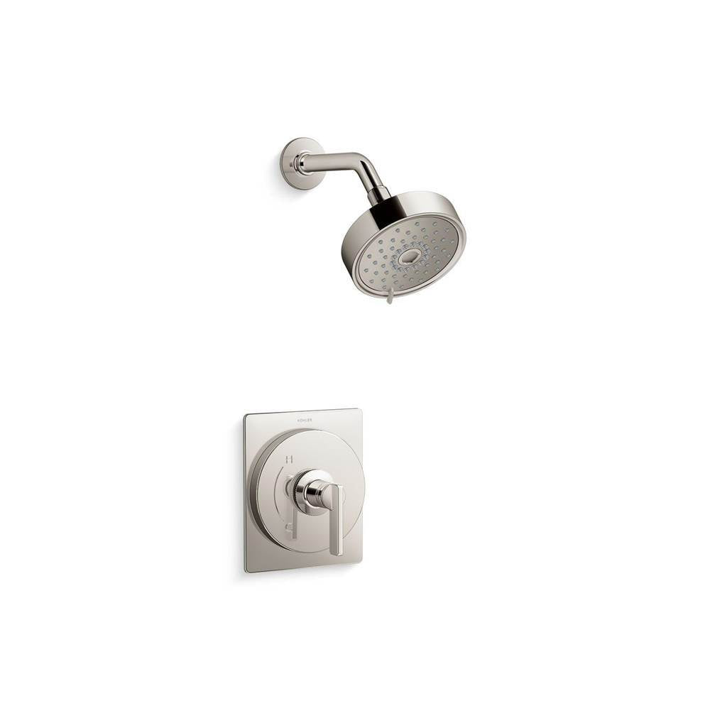 Kohler - CastiaE by Studio McGee Rite-Temp shower trim kit, 2.5 gpm - Vibrant Polished Nickel