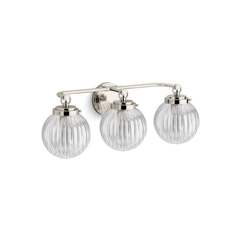 Kohler - EmbraE by Studio McGee Three-light sconce - Polished Nickel