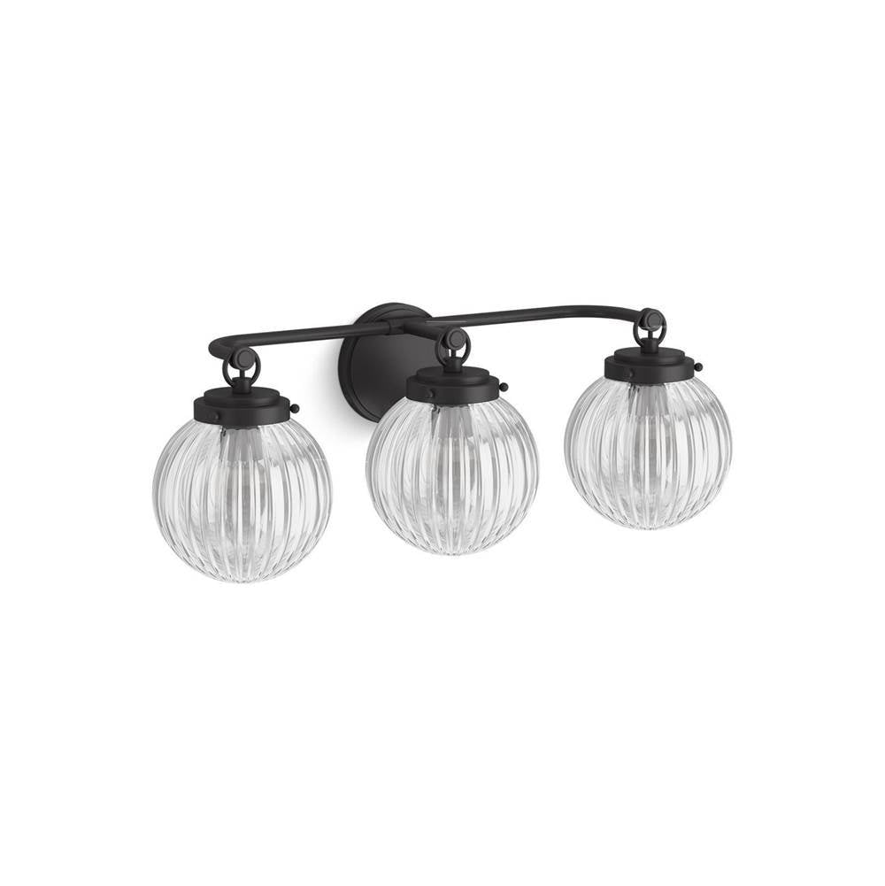 Kohler - EmbraE by Studio McGee Three-light sconce - Matte Black