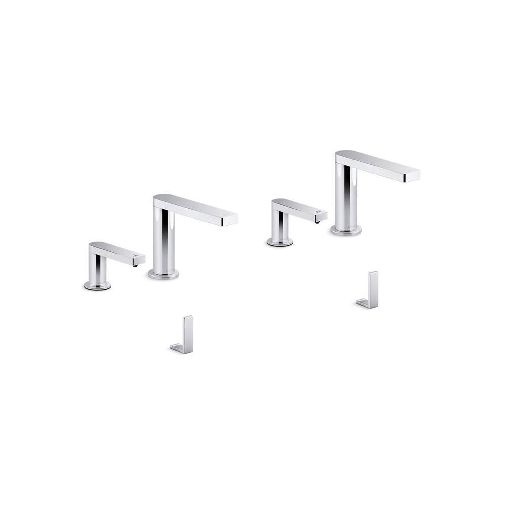 Kohler - Composed Touchless lavatory faucets and soap dispensers with Kinesis sensor technology, AC-powered, 0.5 gpm - Polished Chrome