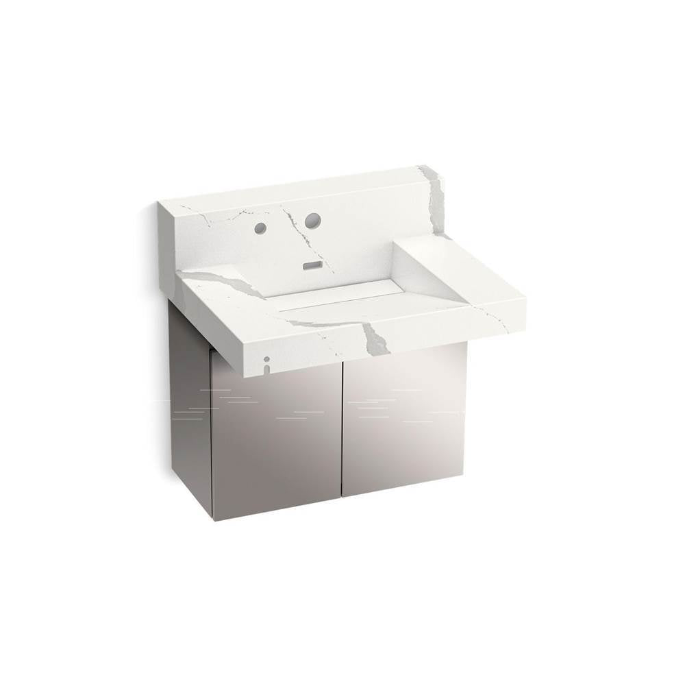 Kohler - ConstellationE 30'' wall-mount lavatory system with backsplash - Et Bianco Cal