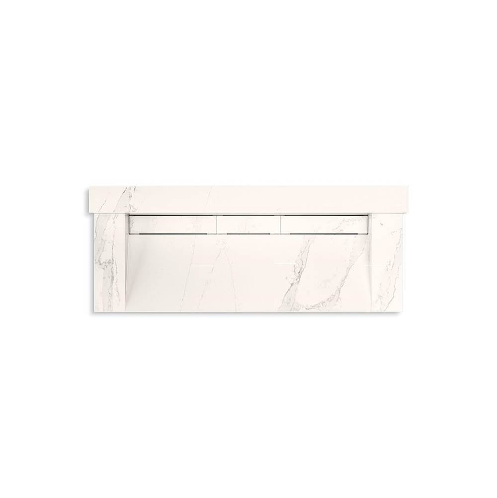 Kohler - ConstellationE 60'' wall-mount trough lavatory system with backsplash - Et Cal Gold