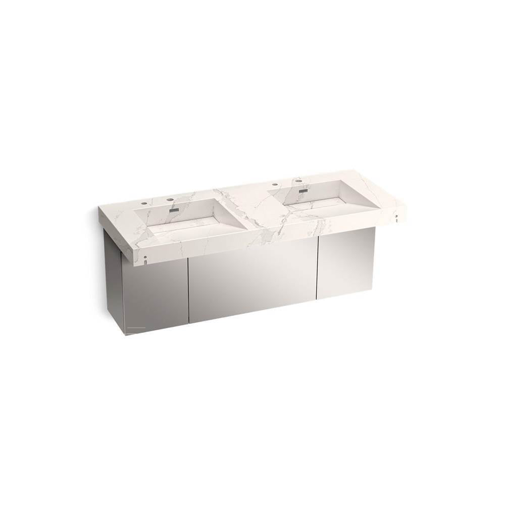 Kohler - ConstellationE 60'' wall-mount basin lavatory system - Et Cal Gold