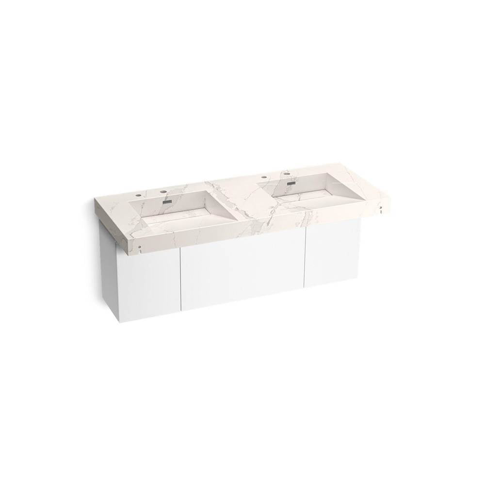Kohler - ConstellationE 60'' wall-mount basin lavatory system - Et Cal Gold
