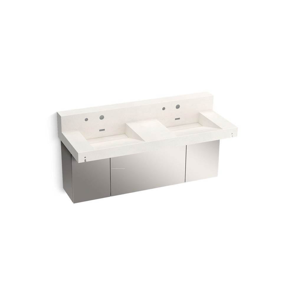 Kohler - ConstellationE 60'' wall-mount basin lavatory system with backsplash - Arrow Root