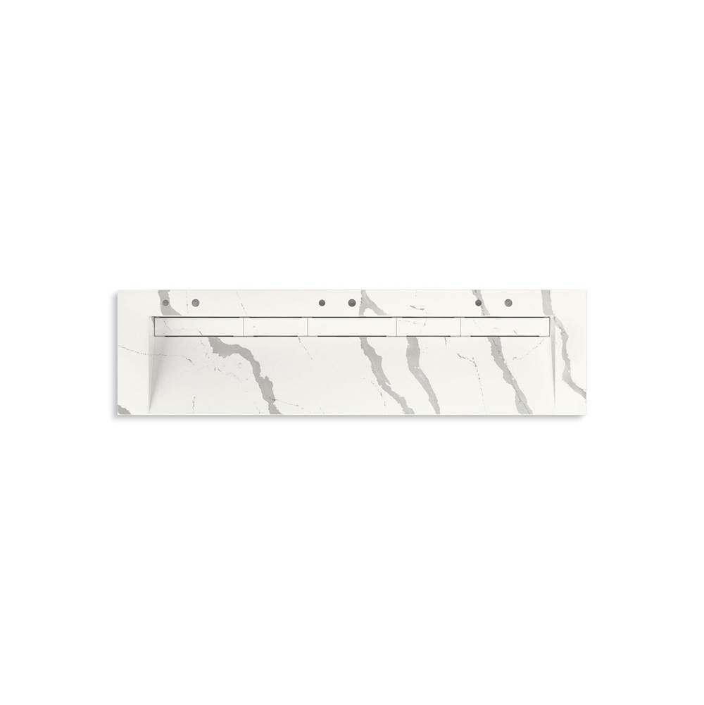 Kohler - ConstellationE 90'' wall-mount trough lavatory system - Et Bianco Cal