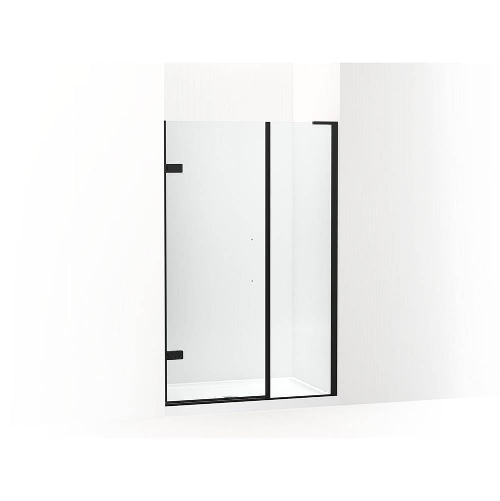 Kohler - ComposedE 3/8'' pivot door glass and hardware, no handle - Matte Black