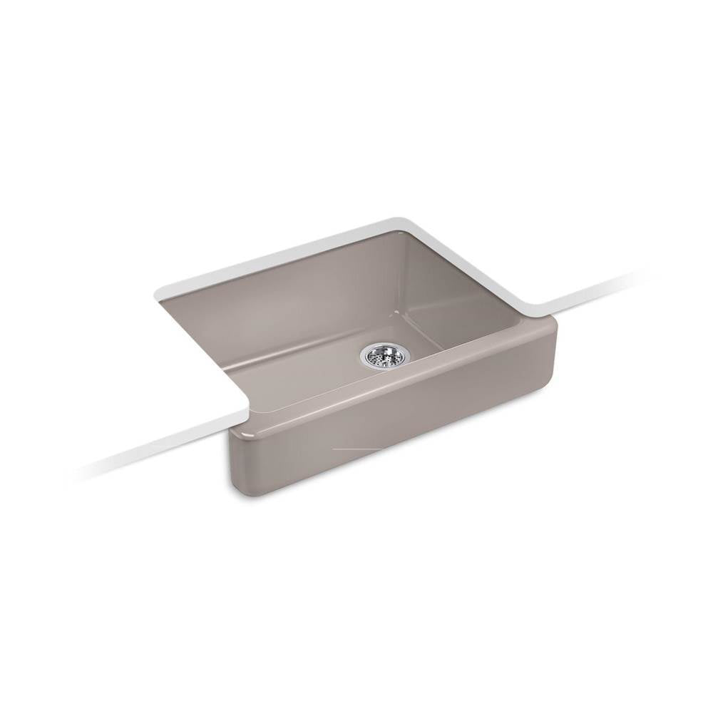 Kohler - Whitehaven 29-1/2'' undermount single-bowl farmhouse kitchen sink - Truffle
