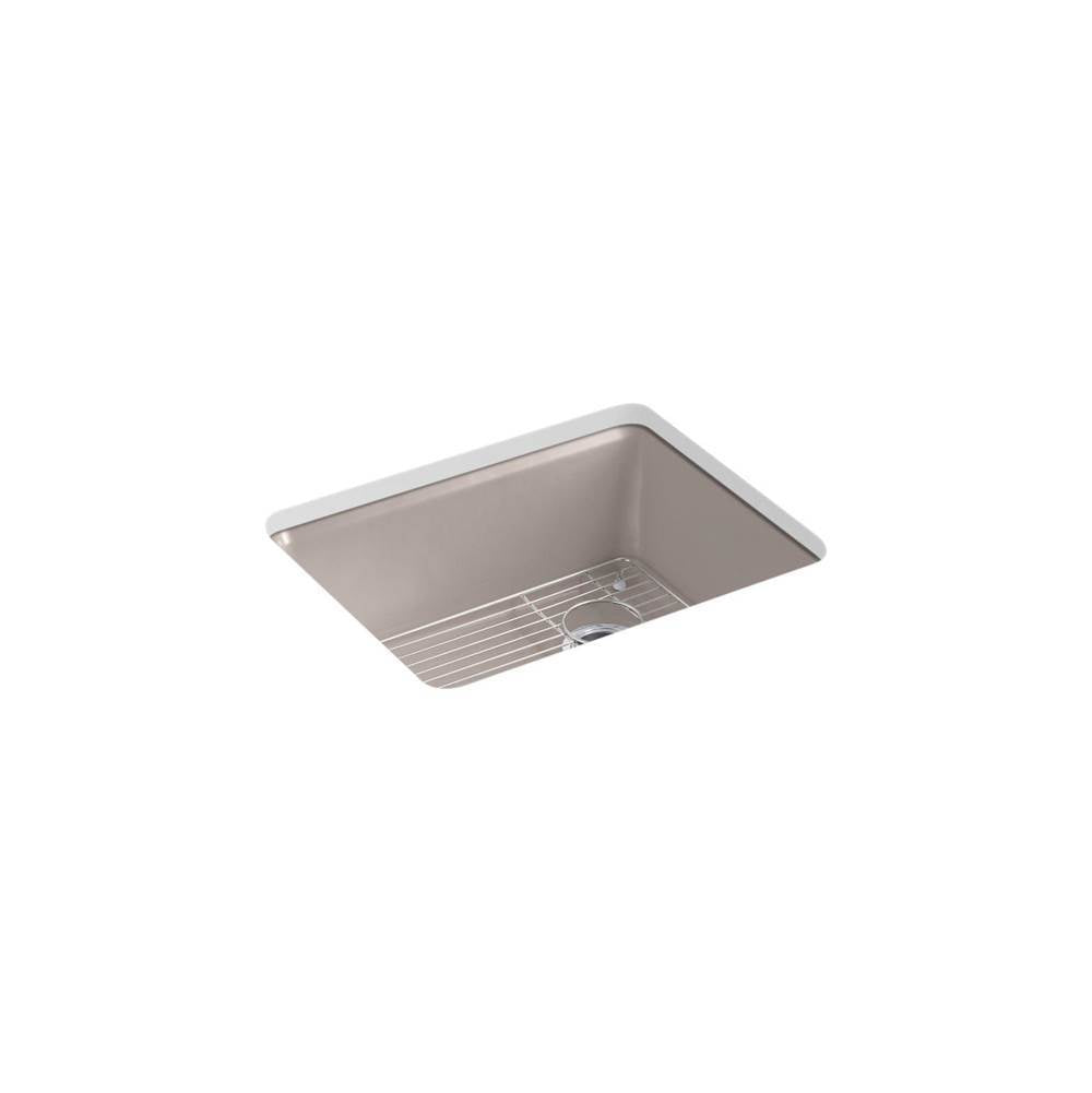 Kohler - Riverby 25'' undermount single-bowl kitchen sink - Truffle