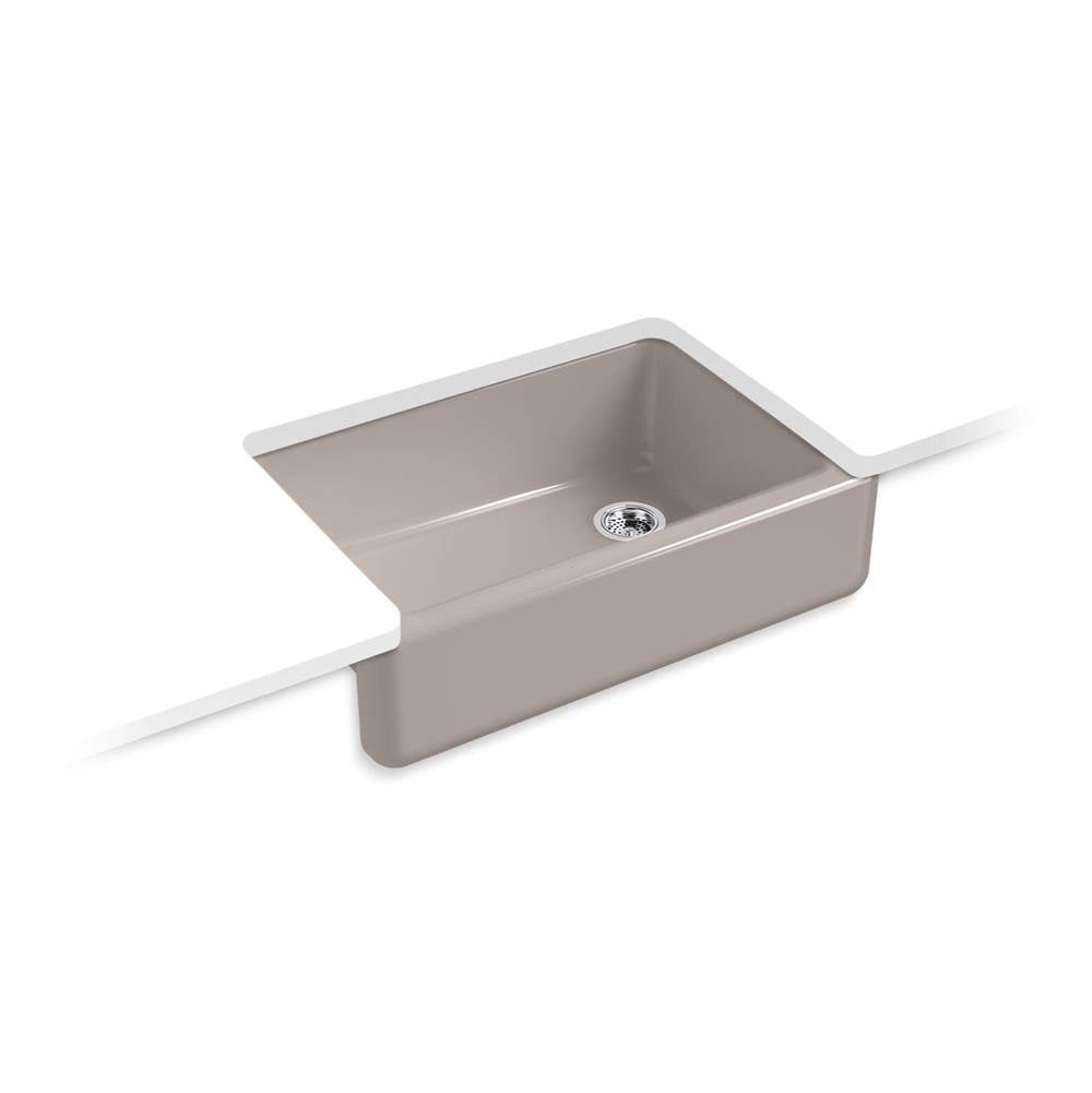 Kohler - Whitehaven 32-3/4'' undermount single-bowl farmhouse kitchen sink - Truffle