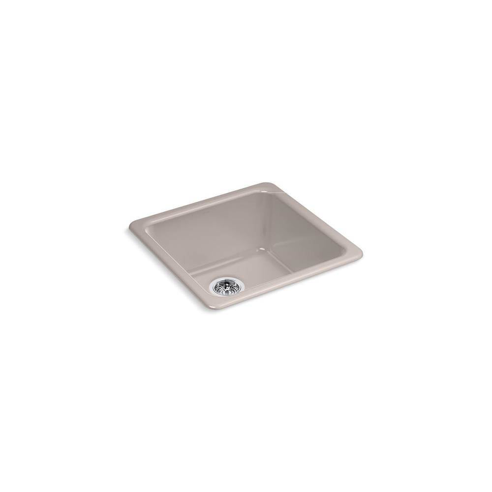 Kohler - Iron/Tones 21'' top-/undermount single-bowl bar sink - Truffle