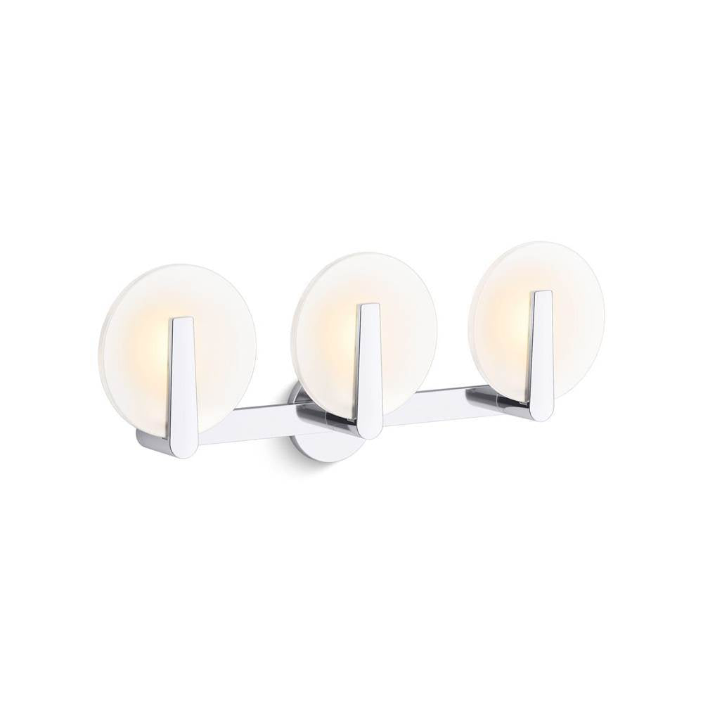 Kohler - Hint Three-light sconce - Polished Chrome