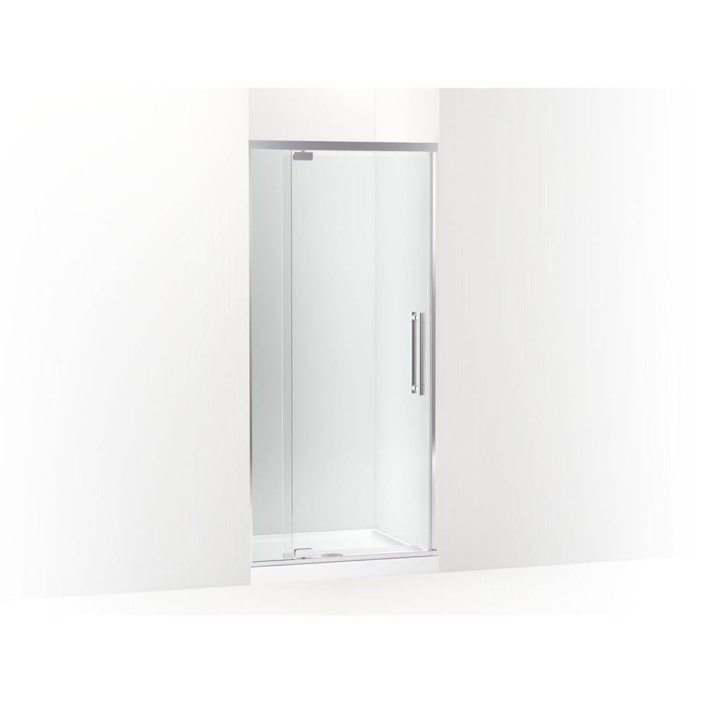 Kohler - PremiseE 76'' H Pivot Shower Door With 5/16''-Thick Glass - Bright Polished Silver