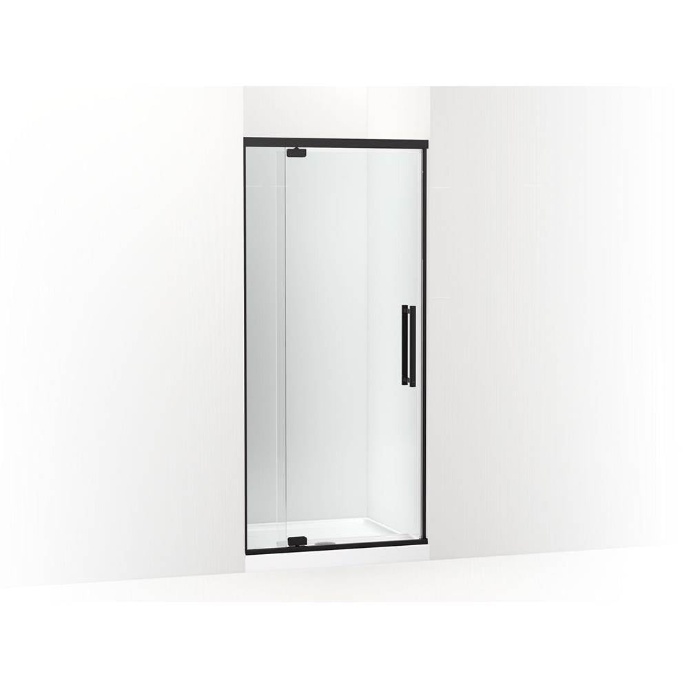 Kohler - PremiseE 76'' H Pivot Shower Door With 5/16''-Thick Glass - Matte Black