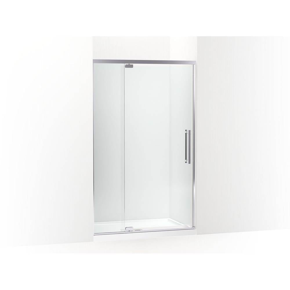 Kohler - PremiseE 76'' H Pivot Shower Door With 5/16''-Thick Glass - Bright Polished Silver