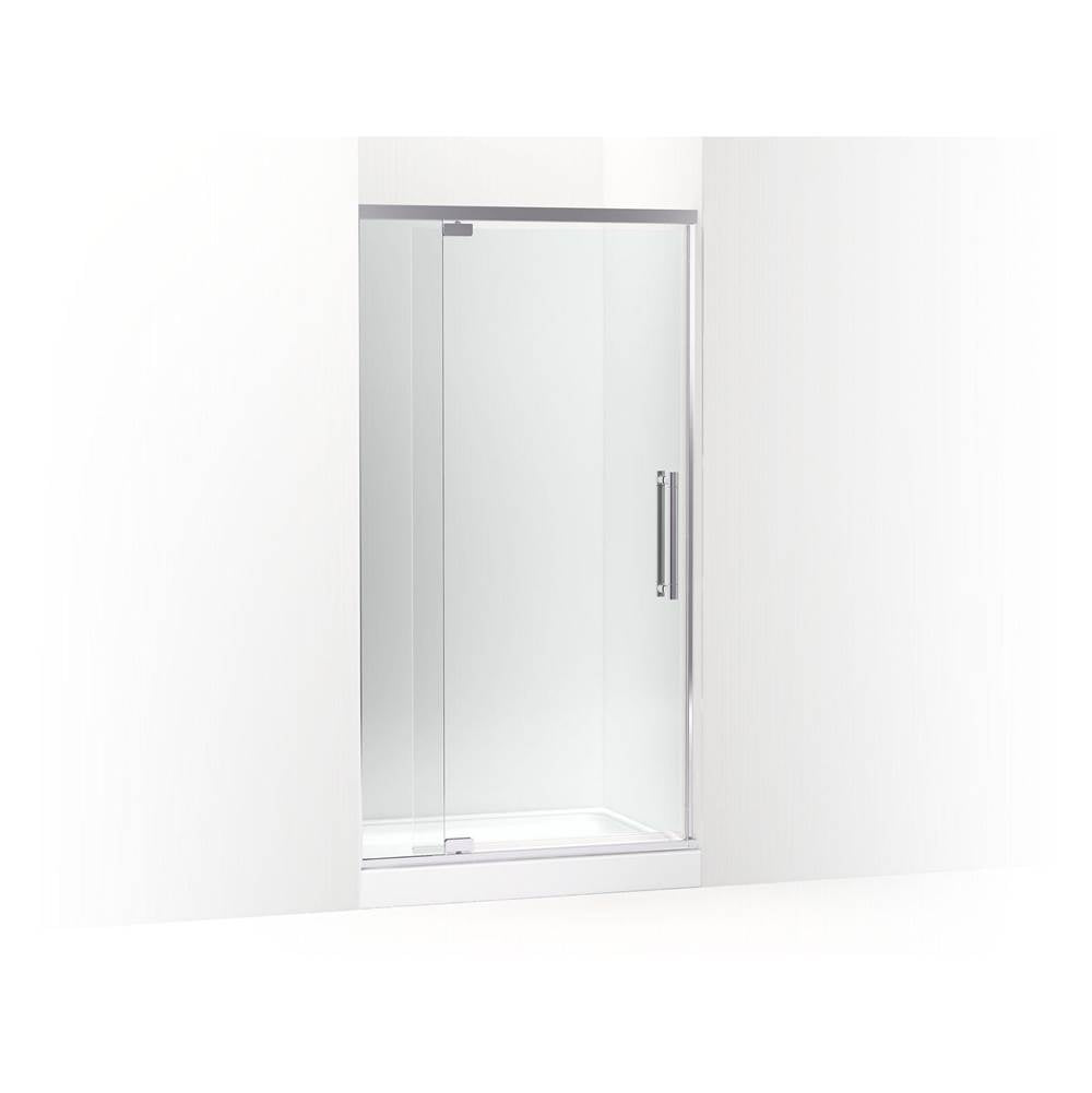 Kohler - PremiseE 76'' H Pivot Shower Door With 5/16''-Thick Glass - Bright Polished Silver