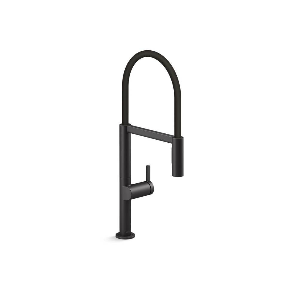 Kohler - Components Semi-professional kitchen sink faucet with two-function sprayhead - Matte Black
