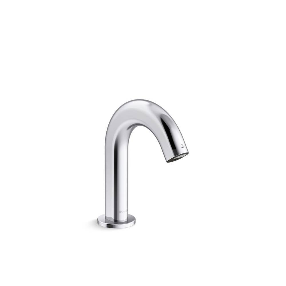 Kohler - ObloE Touchless single-hole lavatory faucet with Kinesis sensor technology, HES-powered, less drain, 0.5 gpm - Polished Chrome