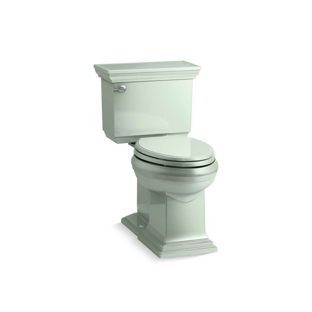Kohler - Memoirs Stately Two-piece elongated with concealed trapway, 1.28 gpf - Aspen Green