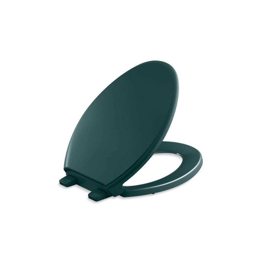 Kohler - GlenburyE ReadyLatch Quiet-CloseE elongated toilet seat - Teal