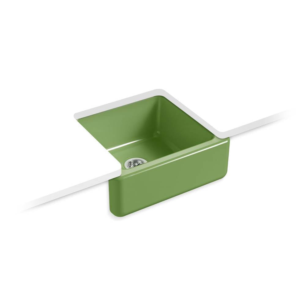 Kohler - Whitehaven 23-1/2'' undermount single-bowl farmhouse kitchen sink - Fresh Green