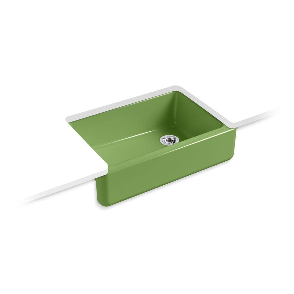 Kohler - Whitehaven 32-3/4'' undermount single-bowl farmhouse kitchen sink - Fresh Green