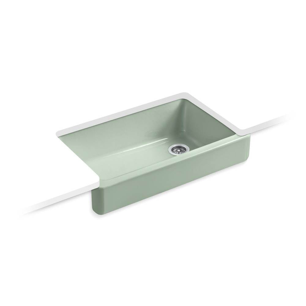 Kohler - Whitehaven 35-1/2'' undermount single-bowl farmhouse kitchen sink - Aspen Green