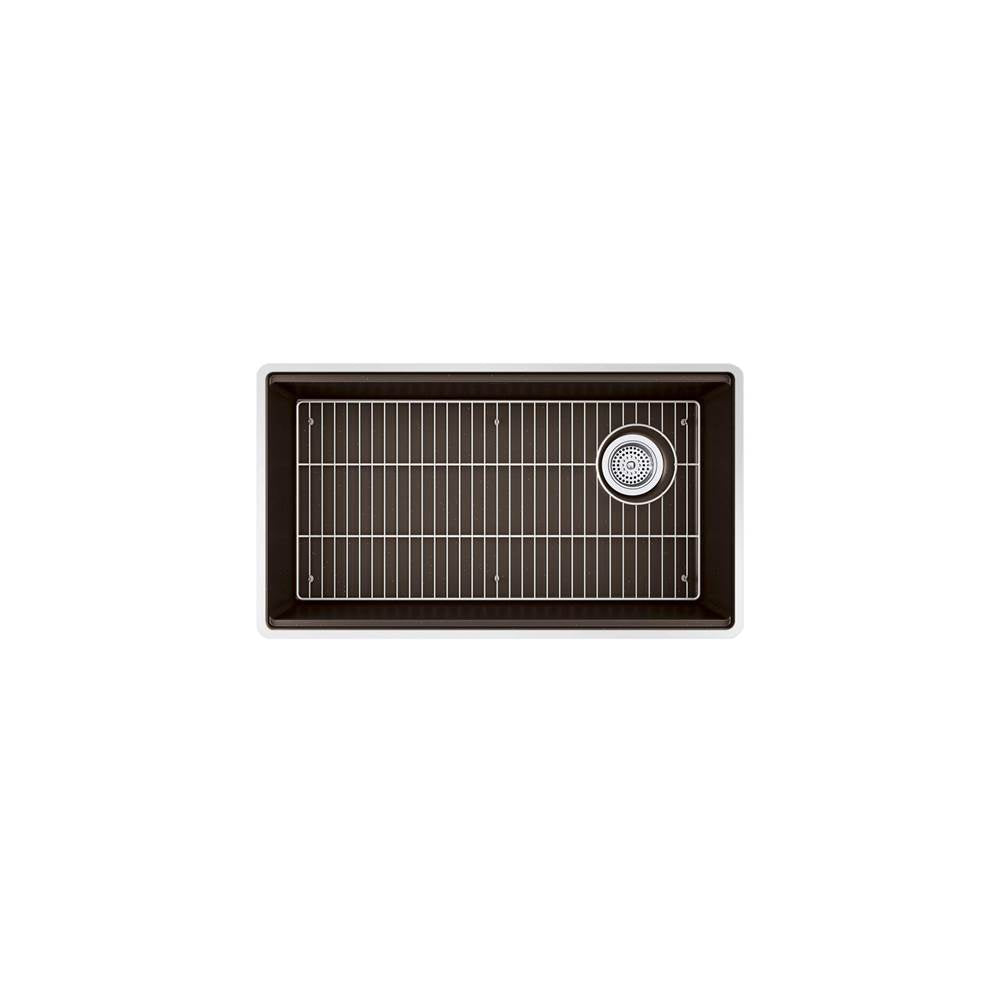 Kohler - BillingsE 32-1/2'' undermount single-bowl kitchen sink - Matte Brown