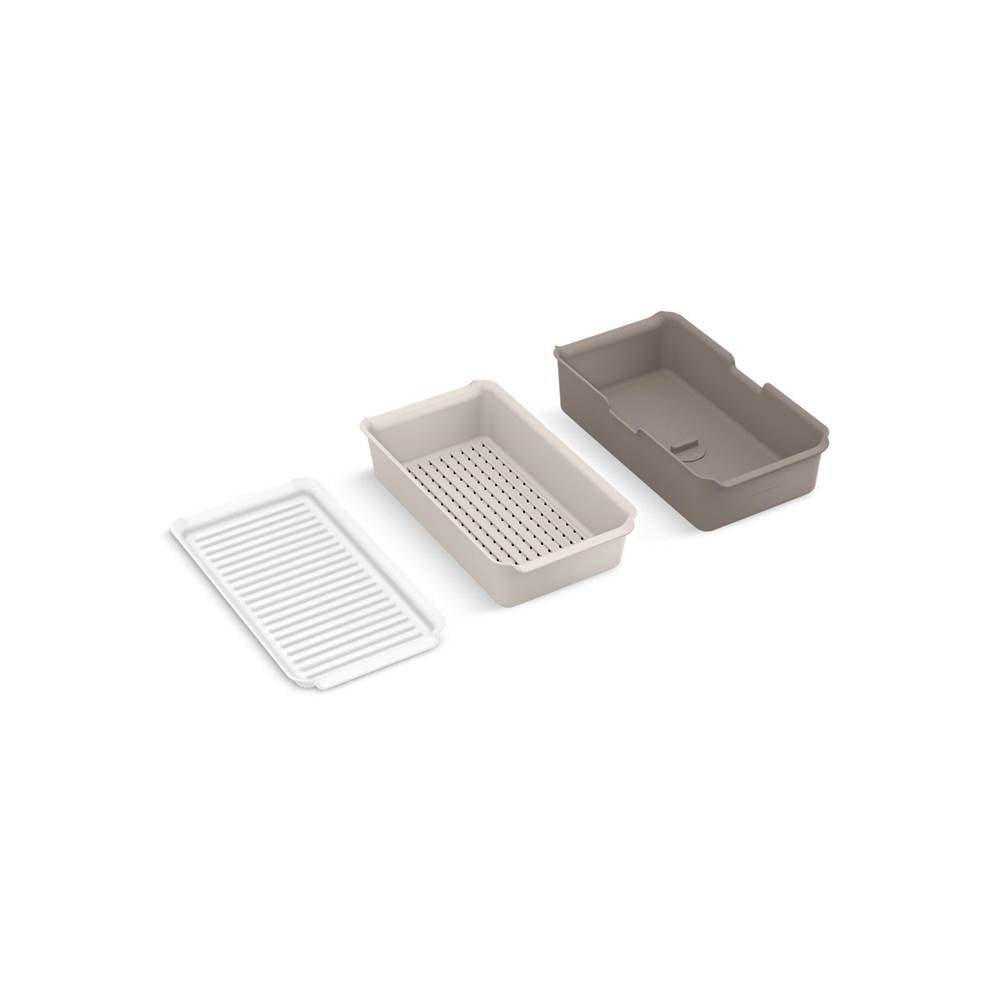 Kohler - Three-piece workstation sink accessory set - Light Warm Neutrals