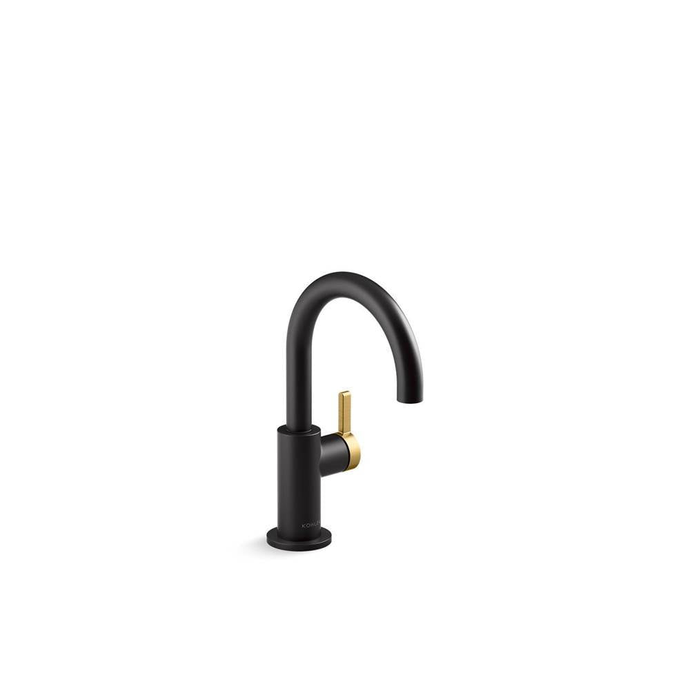 Kohler - Components Beverage faucet - Matte Black with Brushed Moderne Brass