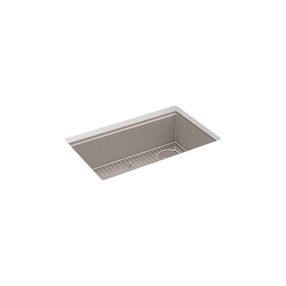 Kohler - BillingsE 29'' undermount single-bowl kitchen sink - Matte Taupe