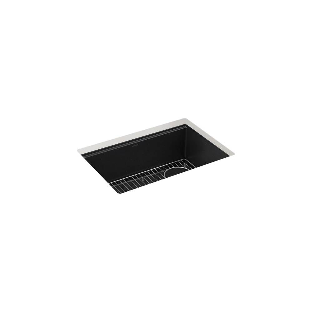 Kohler - BillingsE 27'' undermount single-bowl kitchen sink - Matte Black